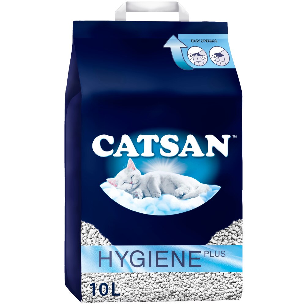 Catsan Hygiene Plus Cat Litter Cat Litter - 10 Litre